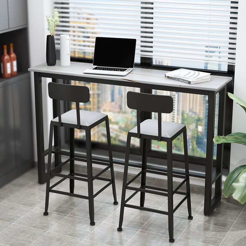 home office wooden furniture with metal frame