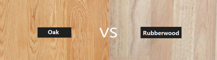 oak vs rubberwood