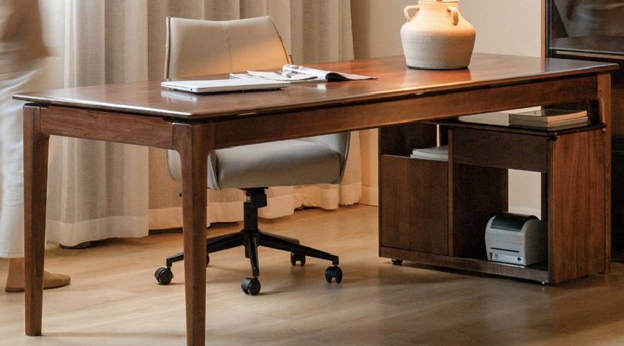 solid wood home office tables